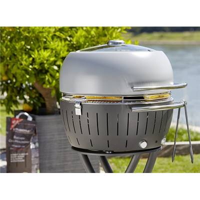 Couvercle acier thermométre LotusGrill XXL